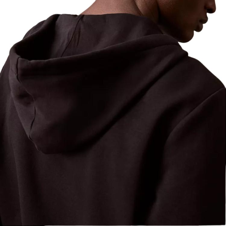 Calvin Klein Minimalist Comfortable Versatile Hooded Long Sleeve Sweatshirt Men Sweatshirt Black 40EM241-001