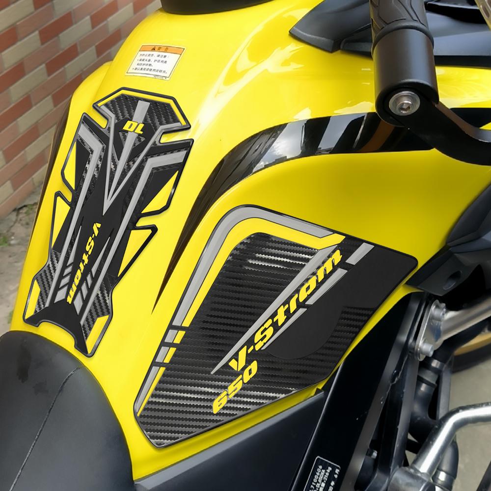 Для V STROM DL 650 DL DL650 VSTROM 650XT Мотоцикла Боковые Накладки на Топливный Бак Защитные Наклейки Декаль Защита Коленей Топливного Бака Сцепление Накладки на Бак