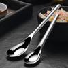 Нержавеющая сталь утолщение ложка креативная длинная ручка отель тушеное мясо ложка половник суп домашняя кухня основные инструменты