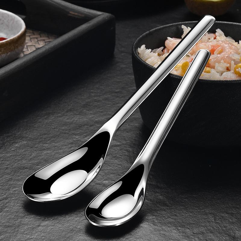 Нержавеющая сталь утолщение ложка креативная длинная ручка отель тушеное мясо ложка половник суп домашняя кухня основные инструменты