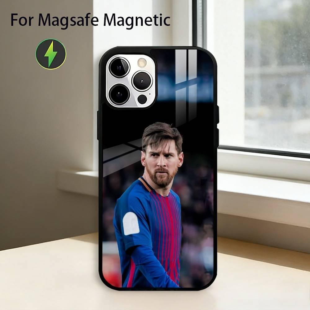 Lionel Messi football Phone Case For iPhone17,16,15,14,13,12,11 Plus,Pro Magnetic with Magsafe Wireless Charging