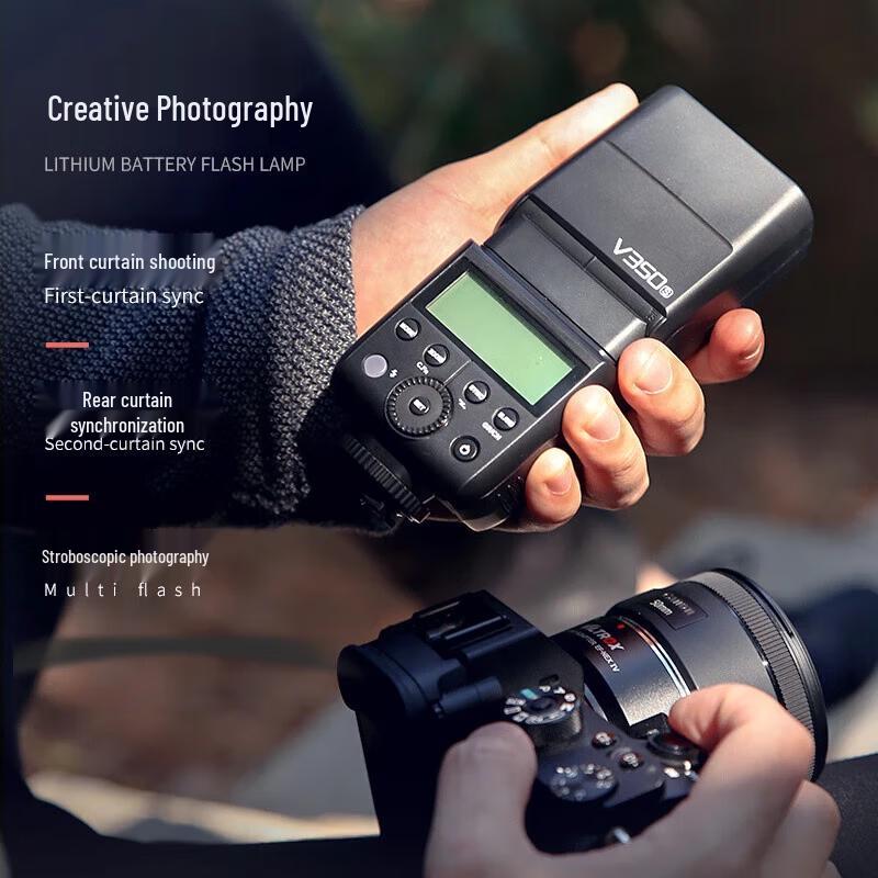 Godox V350 TTL Li-ion On-Camera Flash for Mirrorless Cameras