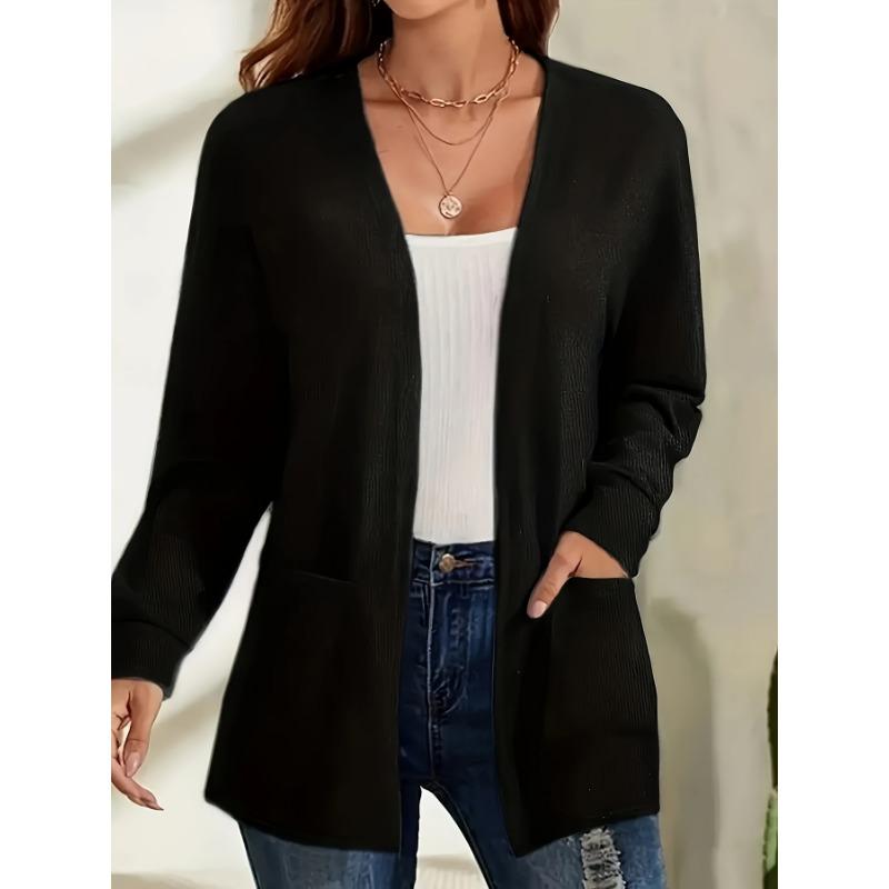 DAFIFY Женская мода повседневная осень-зима однотонные принты с длинным рукавом свитера