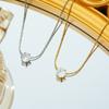 Temperament Light Luxury Exquisite Necklace for Women Versatile Fashion High-end Diamond Inlay