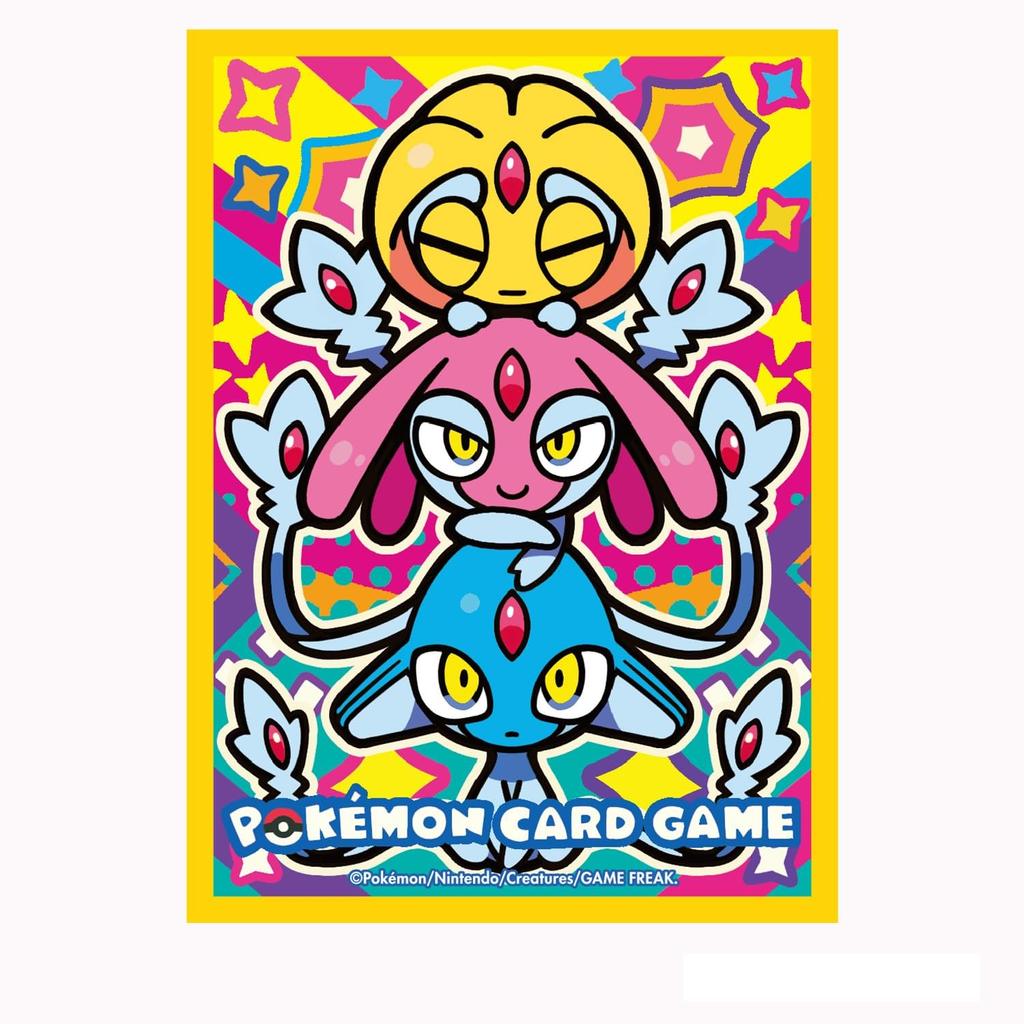 Pokemon Center Оригинальная карточная игра Pokemon Deck Shield Цветной тройной Uxie Emrit Agnom & &