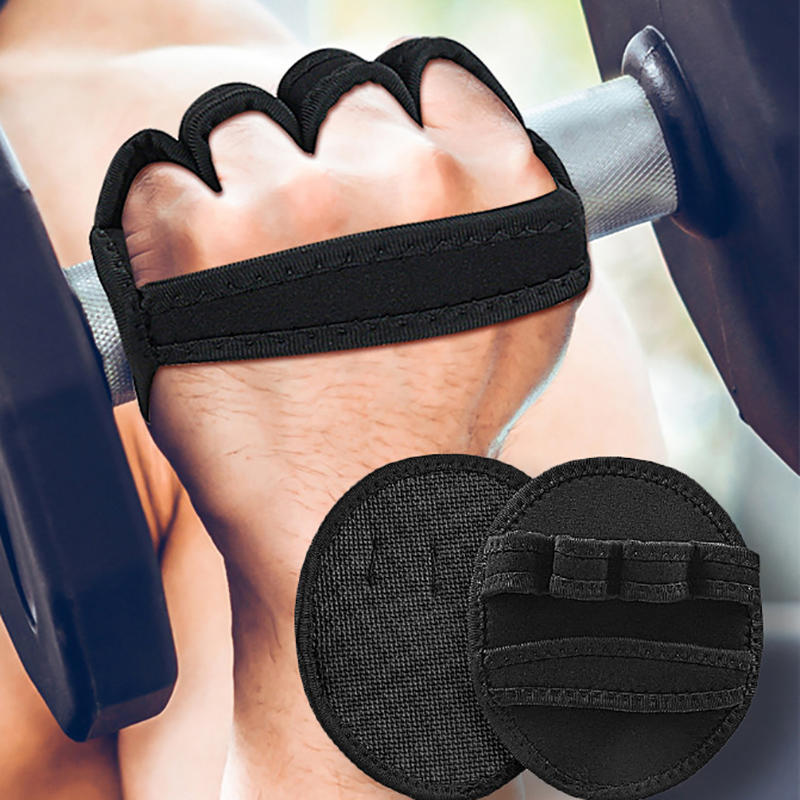 1Pair Men Women Sports Workout Gloves Grip Pads Avoid Calluses Fitness Gloves Weight Lift Protector Gym Grips Durable