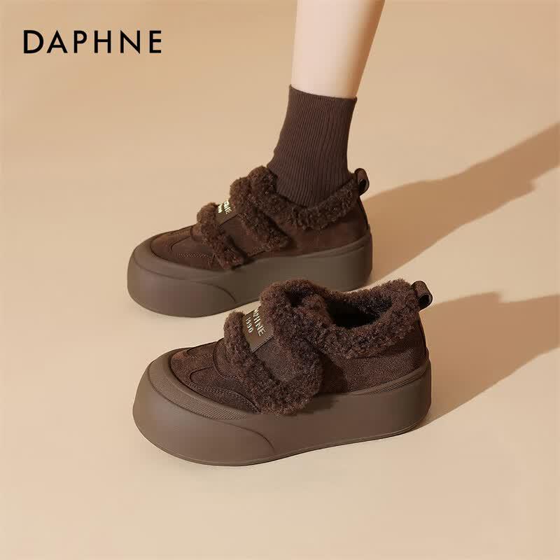 Повседневные кеды Daphne с плюшевой подкладкой на липучках
