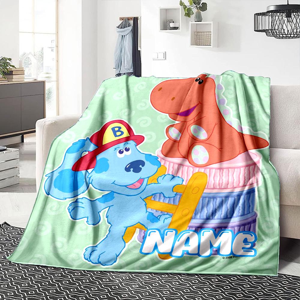 Custom Name Happy Birthday Celebration Party Blanket For Couch Bed Plush Cozy Fuzzy Blanket Super Soft Warm Blankets For Fall And Winter 0916259