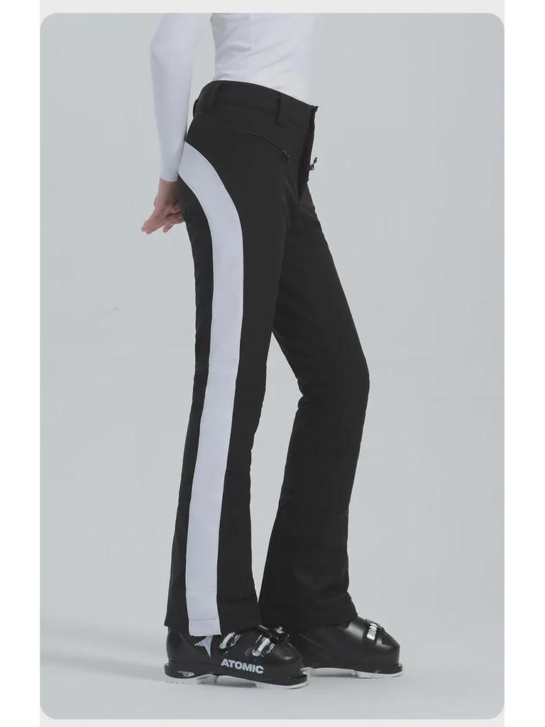 Женские водонепроницаемые лыжные брюки Double Board — зимние теплые, ветрозащитные и эластичные для занятий зимними видами спорта на открытом воздухе