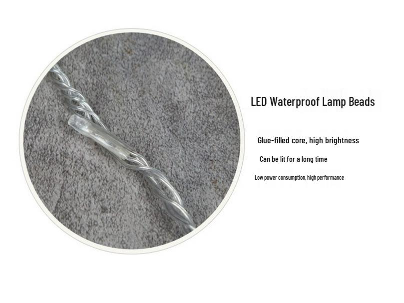 Водонепроницаемые светодиодные гирлянды-водопады - Наружные декоративные бегущие гирлянды-занавесы.