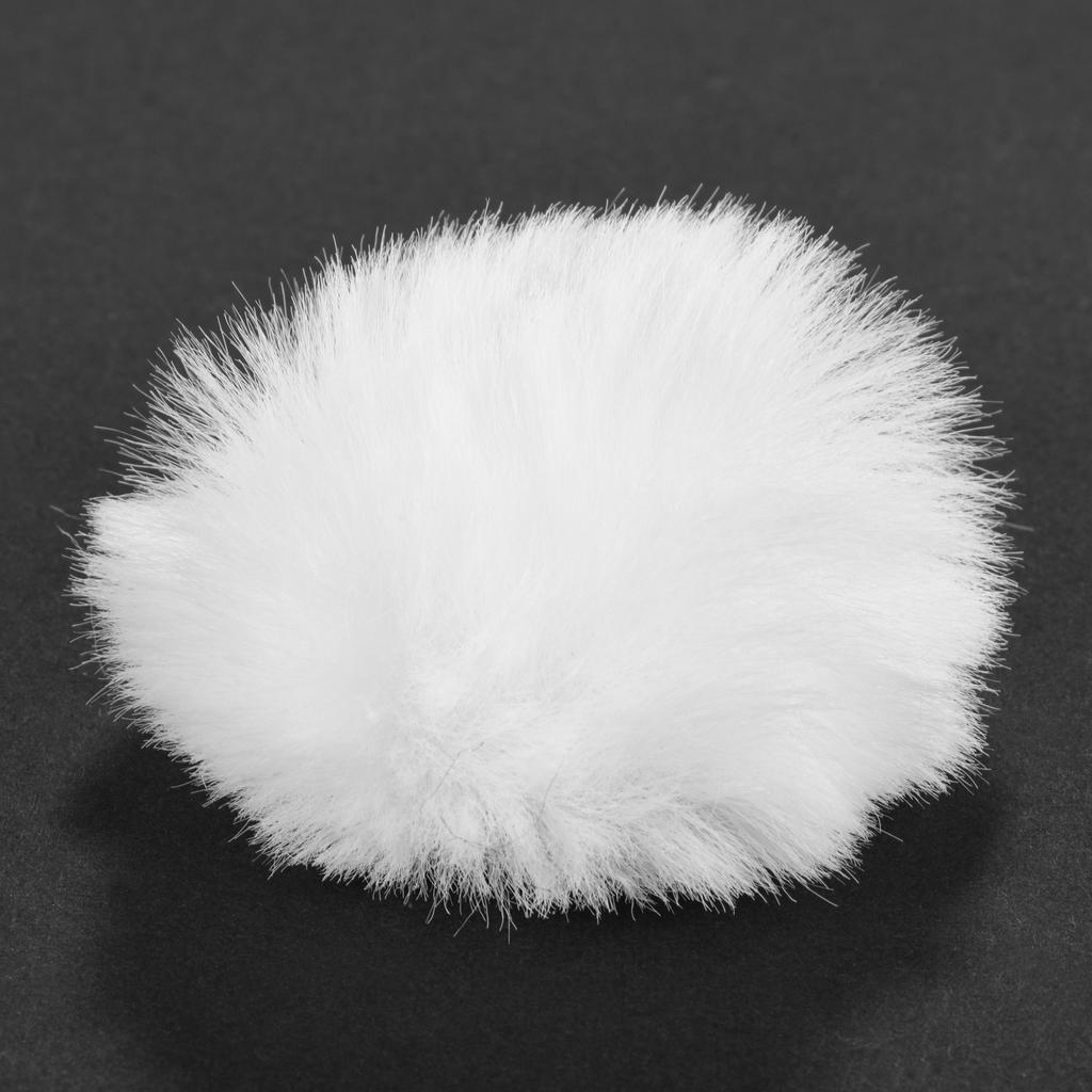 Andoer Прикрепляемый петличный микрофон с меховым наушником на ветровом стекле, совместимый с Boya M1 и другими большинством петличных микрофонов