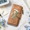 Grim Reaper Pattern Long Wallet Fashion Multifunctional Card Holder Portable Daily Use Purse