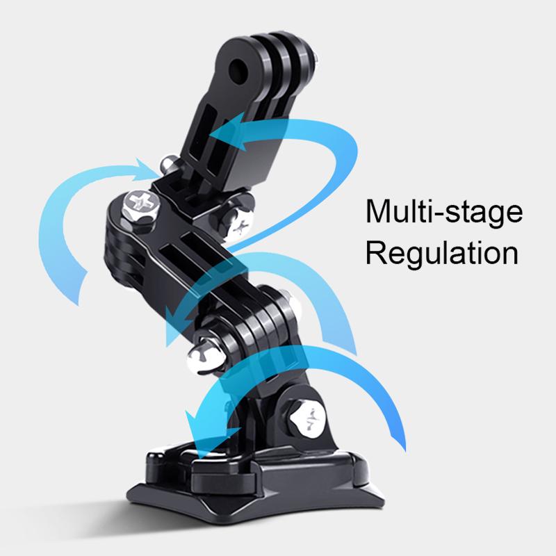 Регулируемое основание Крепление на подбородок шлема Пояс для езды на голове для Gopro 13 12 11 10 DJI OSMO Action 3 4 Insta360 X4 X3 Аксессуары для камеры