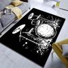 Креативный ковер с принтом эскиза барабана для гостиной, спальни, прикроватный, под диван, стол, напольный коврик, домашний ковер, декор, большой размер для подарков