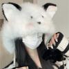 Cute Blush Fox Ears Plush Children Autumn and Winter Riding Warm Thickened Windproof Ear Cap Tide