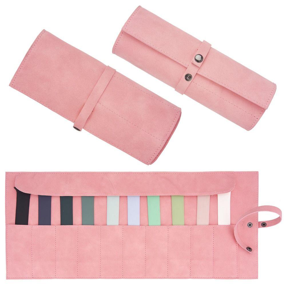 Matte Leather Watch Organizer Case Lightweight Watch Band Case Watchband Pouch Watch Accessories