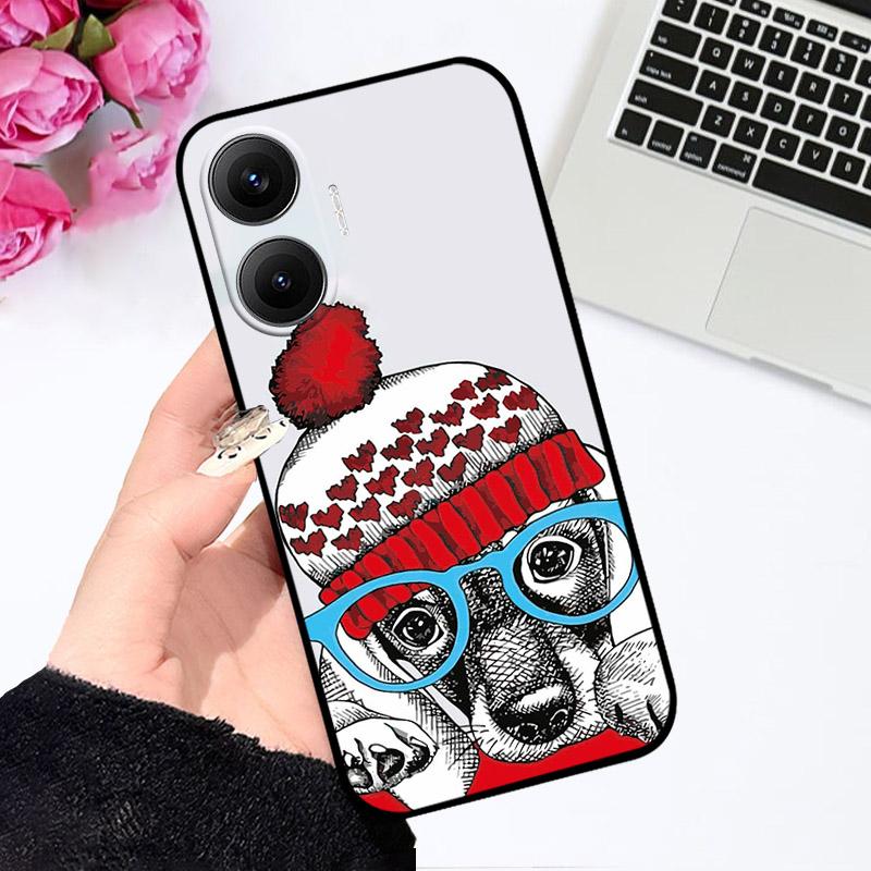 Для Poco F7 Pocophone F 7 PocoF7 5G Чехол Модный Силиконовый Защита Камеры Чехол для Телефона Для Xiaomi Poco F7 Мягкая Задняя Крышка из ТПУ