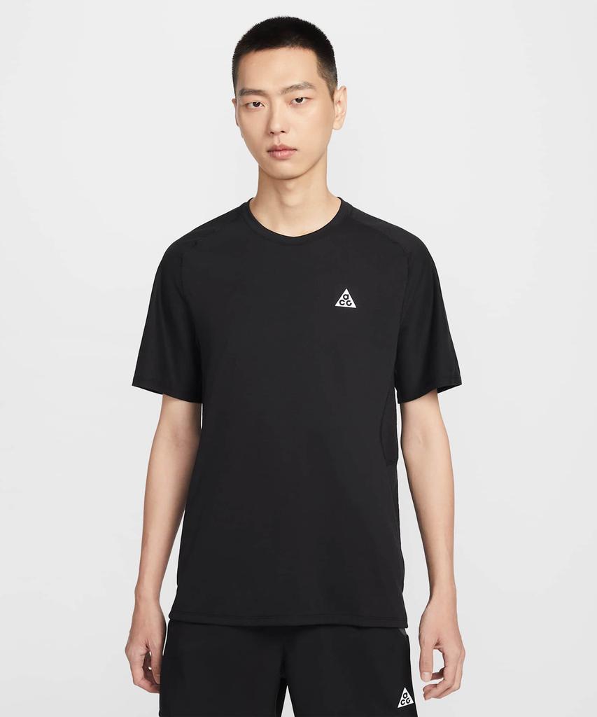 NIKE Acg Solar Chase Dri-Fit Adv Trail Running Top M - Black: Summit White / Io9678-010
