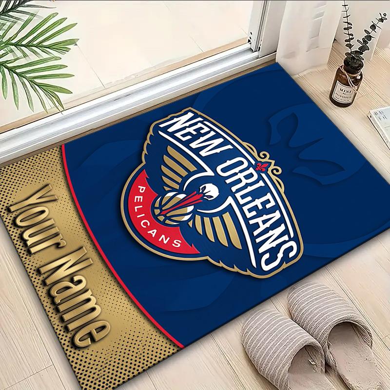 Custom Name Rug Orleans Pelicans Rebrand Area Rug Suitable for Indoor And Outdoor,Carpets for Homes, Offices,Living Rooms,Home Decor,Christmas Gift