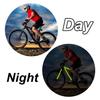 PATIKIL Reflective Stickers, 30 Pcs Safety High Visibility Reflective Sticker Waterproof Driveway Reflectors for Bicycle, Motorcycle, Fluorescent