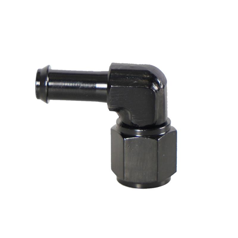 Поворотный на 90 градусов алюминиевый фитинг для охлаждения масла, адаптер An6 с внутренней резьбой, шланговый соединитель из ПТФЭ