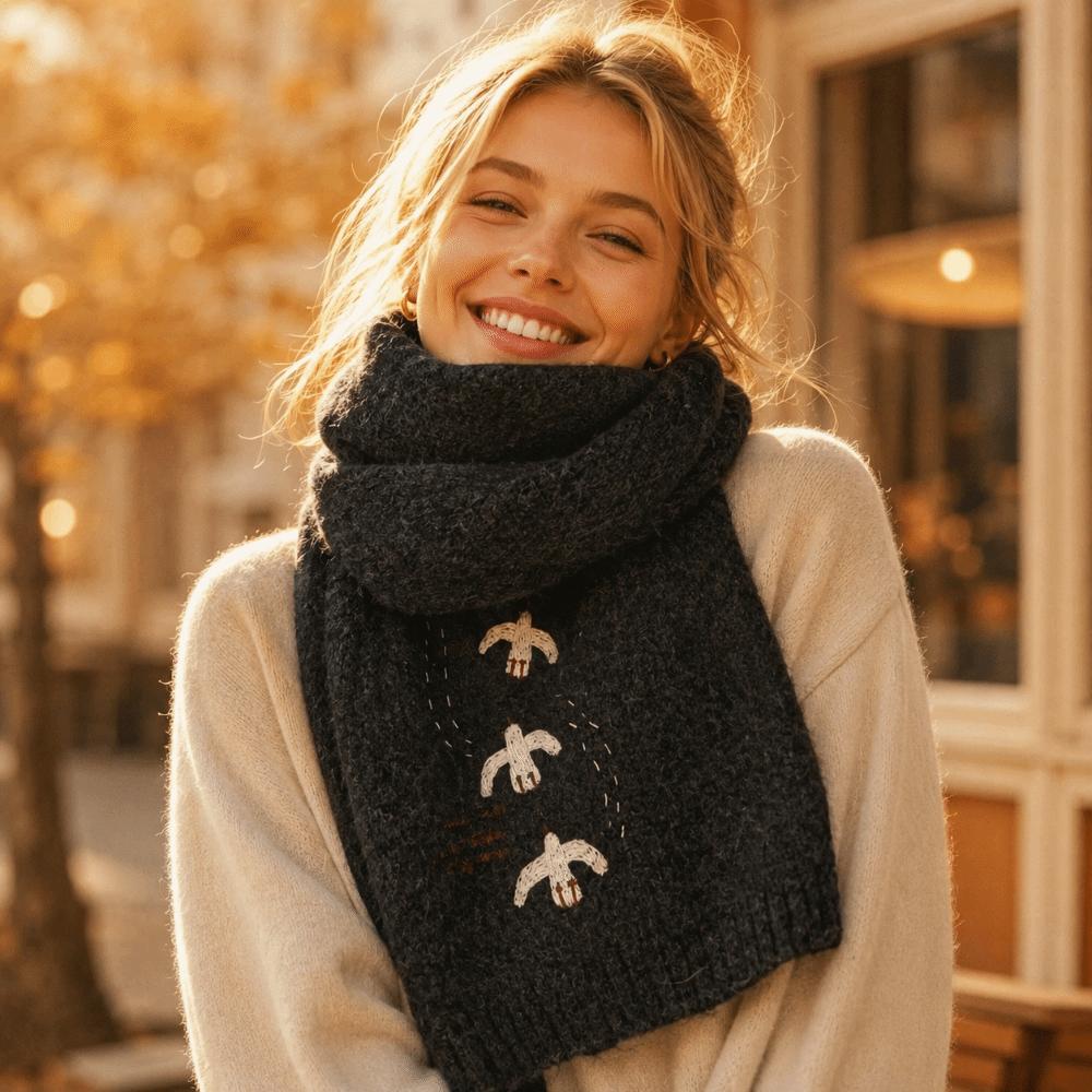 Soft Winter Scarf Warm Neck Scarf Fashion Knitted Scarf  Girls