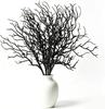 Artificial Halloween Black Branches Halloween Simulate Dried Branch Vase Fake Leaves Stem Plant Decor Haunted House Party Supply