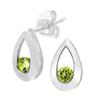 Peridot Teardrop Earrings
