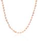 Bien Vetu 6Mm Freshwater Pearl Peach Zirconia Necklace