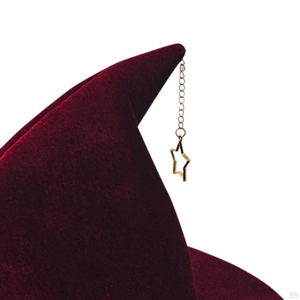 Halloween Witch Hat for Adults Pointed Top Carnival Stage Performance