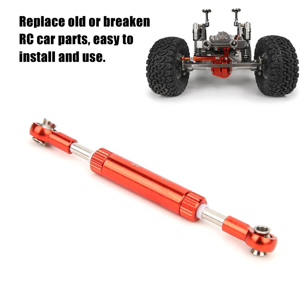 Adjustable Servos Pull Rod Steering Lever Accessory for SCX10 D90 1 10 RC Car(80 85mm )