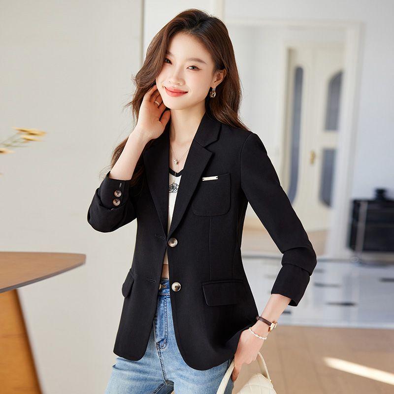 Модный и элегантный пиджак для женщин, повседневный пиджак