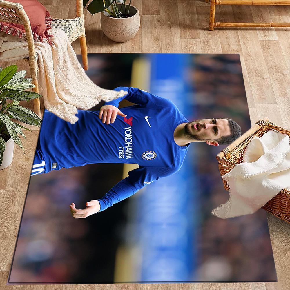 Eden Hazard Chelsea Fc Carpet Design for Playrooms Bedrooms Living Rooms Study room Antislip Carpet Decorate Offices Best for Christmas