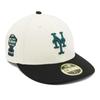 New Era LP 59FIFTY Cap MLB New York Mets NYM Spruce White with Side Exclusive To and Also a Stylish Streetwear Perfect for Travel and Sun A Great Gift