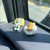 T-om And Jerry Resin Figurine Cute Sleeping Car Cat Mouse Dashboard Decor Desktop Ornament Cartoon Character Collectible for Car Home