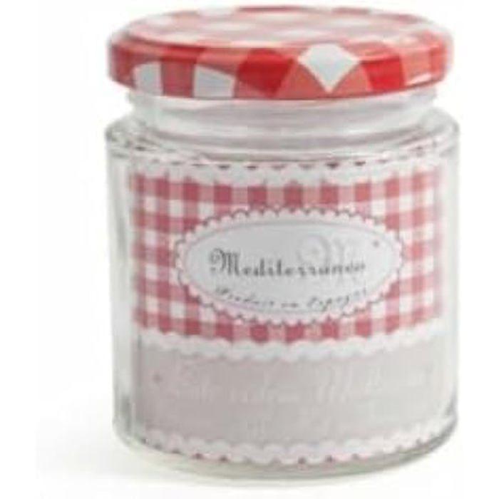 Bocal en verre - Mediterraneo - 250 ml - Multicolore - 7 x 7 x 8,5 cm - 12 unités