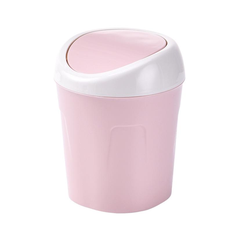 Милое маленькое мини настольное мусорное ведро, обеденный стол, письменный стол, офисный стол, дом, гостиная, журнальный столик с крышкой