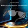 M65 AI Smart Glasses: Photosensitive, Color-Changing Bluetooth Eyewear for Music, Calls, Photography, Recording, and Translation.