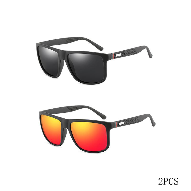 Модные винтажные квадратные поляризованные солнцезащитные очки для мужчин и женщин, роскошные брендовые дизайнерские мужские солнцезащитные очки для вождения, рыбалки, очки UV400 для мужчин