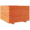 Plant Pot Wax Brown 70 x 70 x 49.5 cm Solid Pine Wood