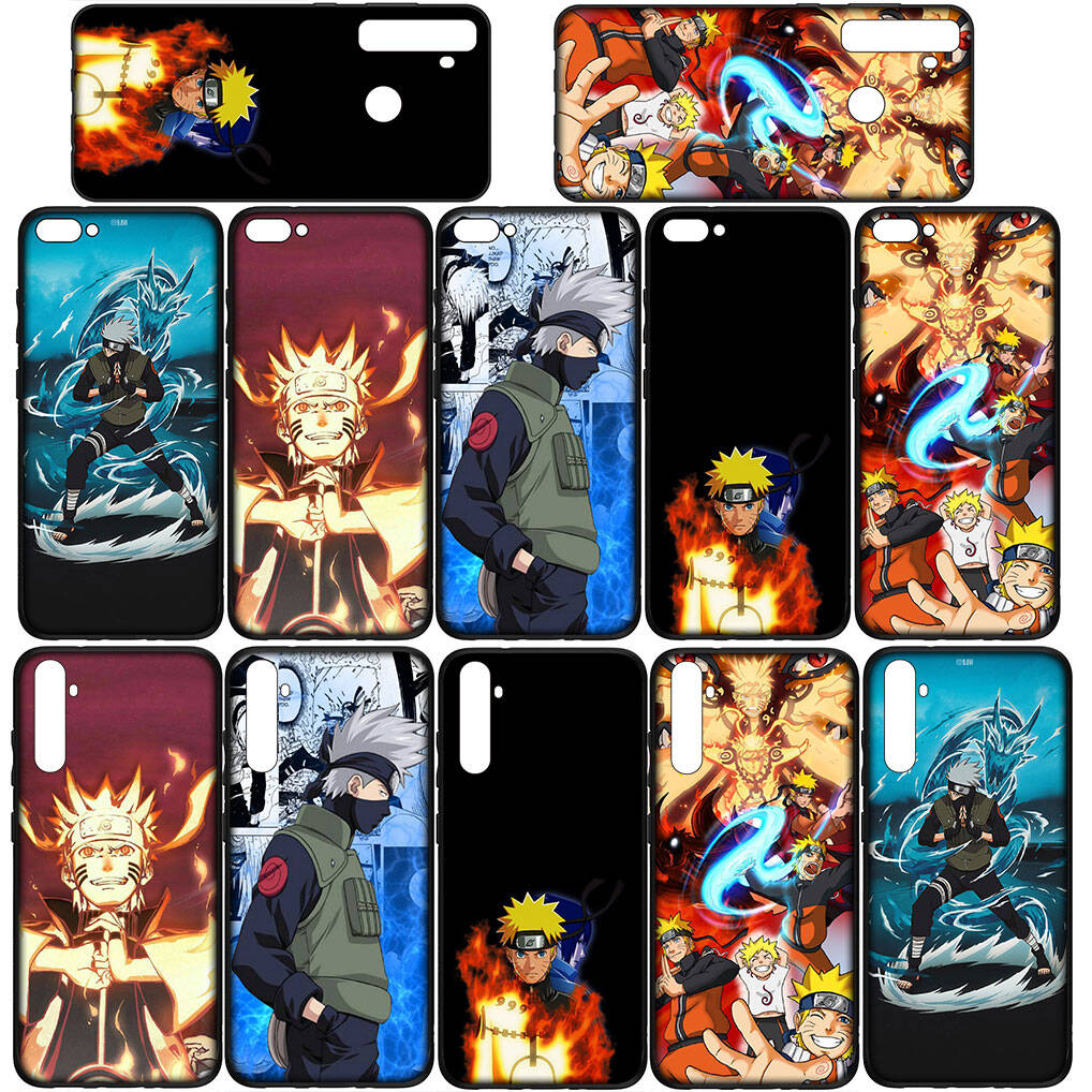 Для Samsung Galaxy S25 S24 S23 S22 Ultra FE Plus A17 A37 A57 A56 A55 A06 A16 A15 A36 A26 A35 A05 A25 A54 A34 Чехол для телефона Мультяшный Наруто Какаши Обложка