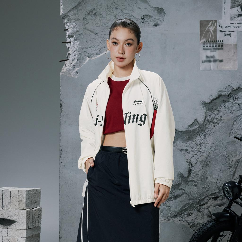 Спортивная коллекция Li Ning Тренч Унисекс Цвет: Слоновая кость AFDVE97-2