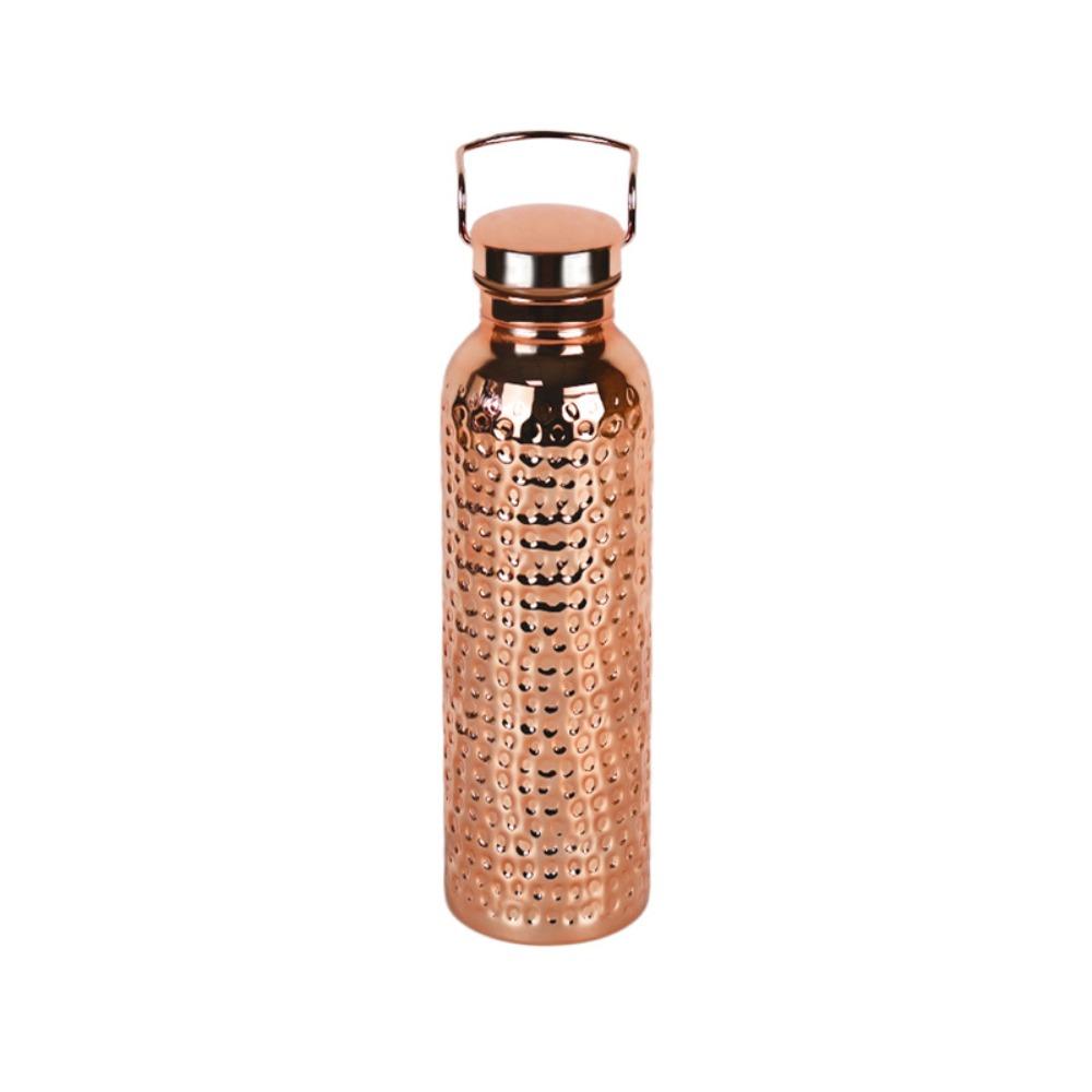 Portable Electroplated Copper Water Bottle 304 Stainless Steel Sports Water Bottle Outdoor Sports