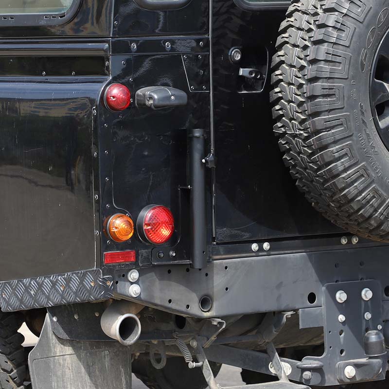 Для Land Rover Defender 90 110 2004-2018 Алюминиевый сплав Основание кронштейна радиоантенны флагштока задней двери автомобиля Автомобильные аксессуары