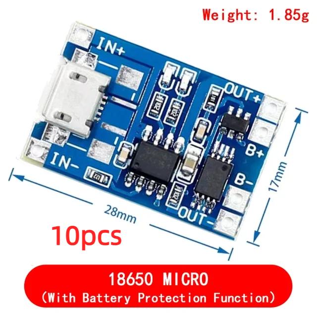 TP4056 5V 1A Type-c USB Плата зарядки литиевых аккумуляторов 18650 Зарядный модуль с защитой Двойные функции