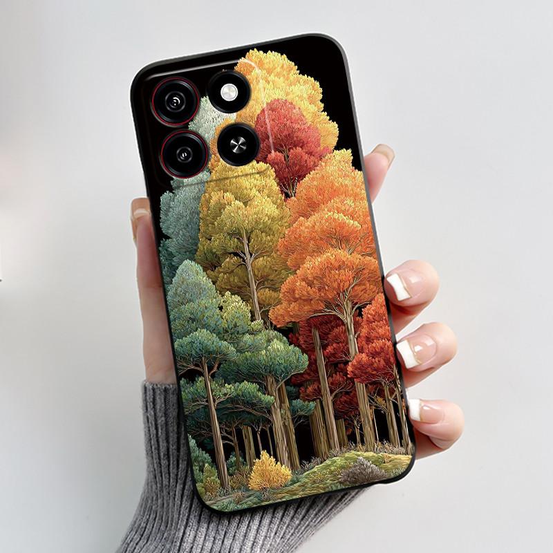 For ZTE Blade A35 Case Cute Cool Fashion Silicone Soft TPU Cover For ZTE Blade A55 Cases Blade A35 Back Cover Shockproof Bumper