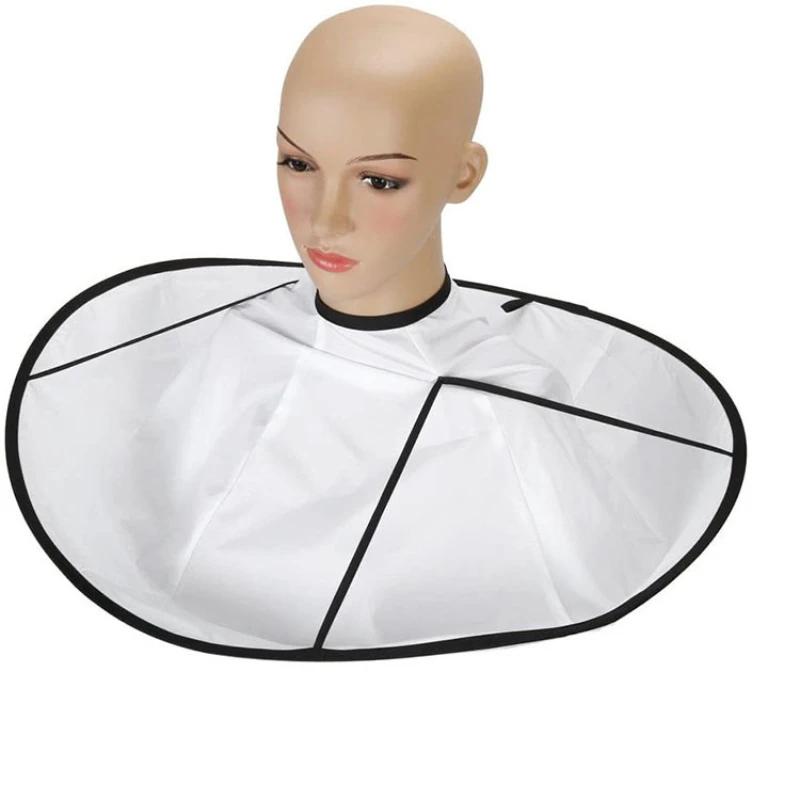 Водонепроницаемый плащ для стрижки волос для взрослых, складной зонт, накидка для салона, парикмахера, дома, парикмахерская, накидка, оптовая продажа