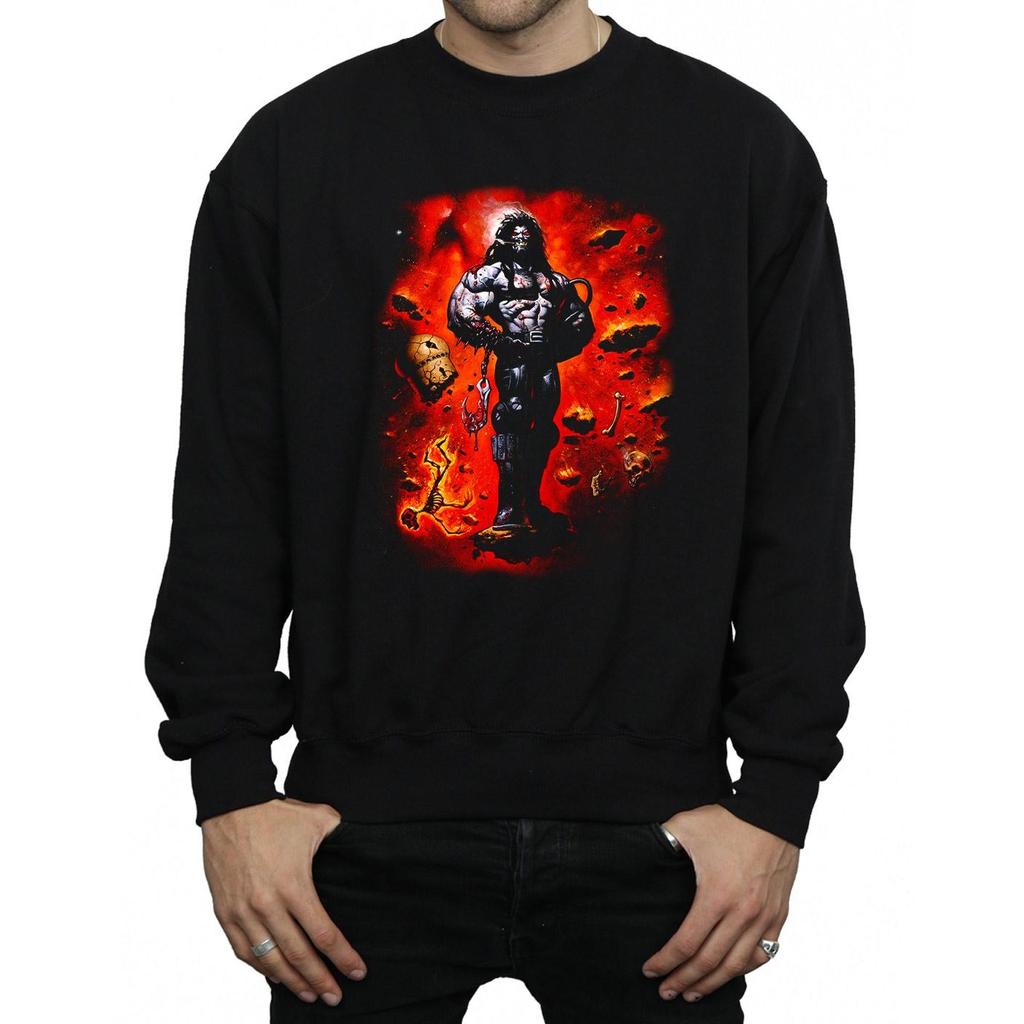 DC Comics Mens Lobo Cosmos Sweatshirt