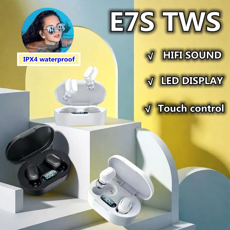 Xiaomi E7S TWS Fone Bluetooth Earphones 5.2 Wireless Headphones Noise Cancelling Earbuds with Mic Wireless