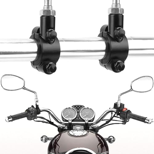 Крепление зеркала мотоцикла Мотоциклетный руль 22 мм Универсальный держатель зеркала Крепление Держатель Адаптер Зажим Не требуется сверление Простая установка Для M